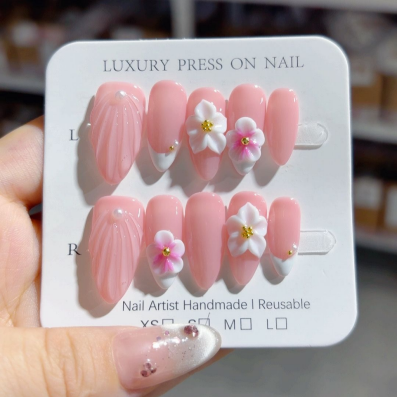 Handmade Press-On Nails -SKU: D457