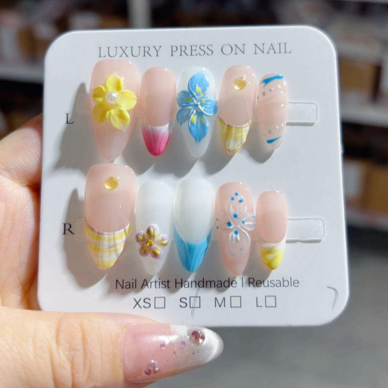 Handmade Press-On Nails -SKU: D459