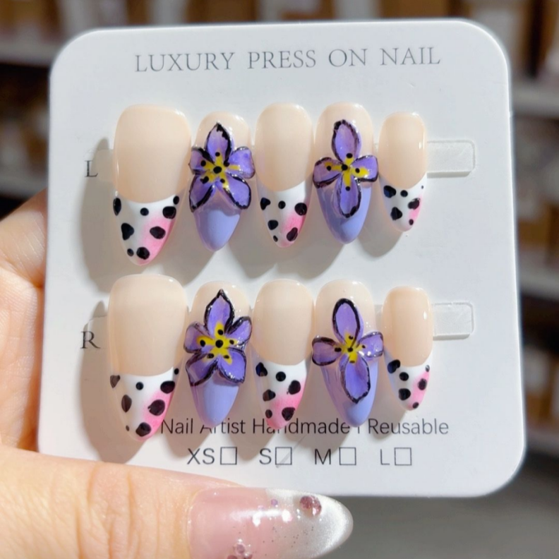 Handmade Press-On Nails -SKU: D463