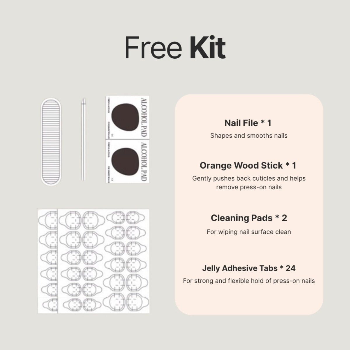 Handmade Press-On Nails -SKU: D451